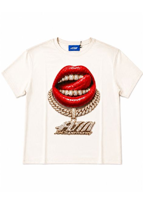 T-shirt con strass ARTSUPERMONEY | GRILLZ MMOFF W